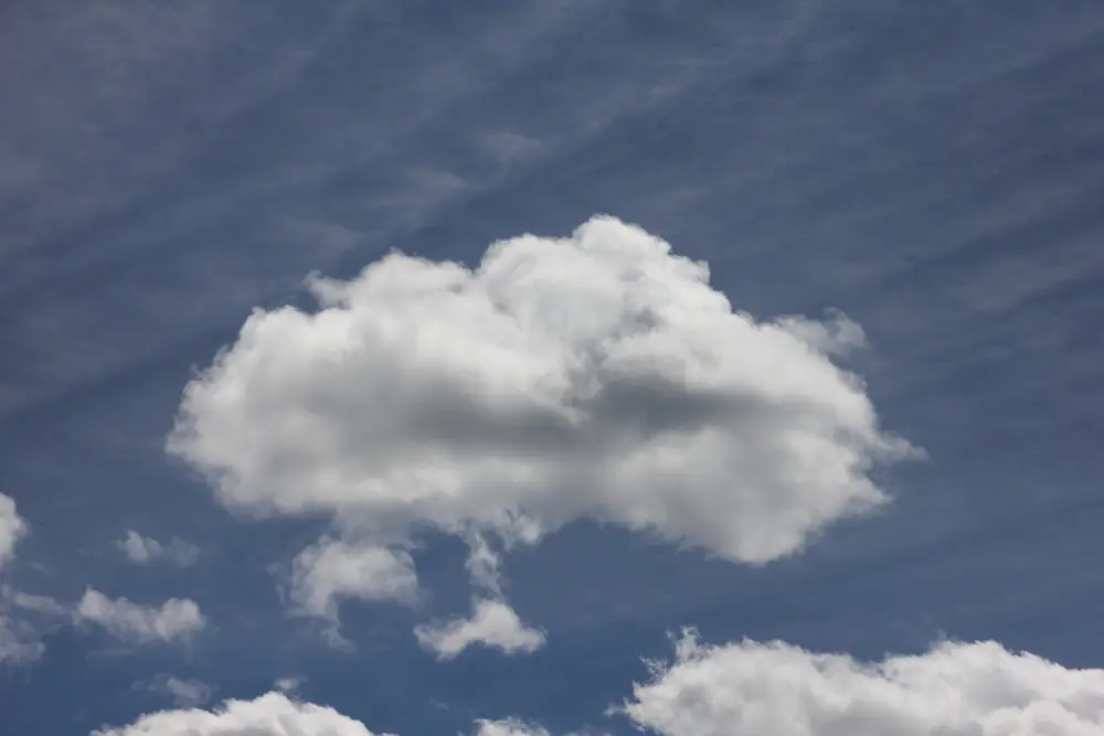 Une image de nuages