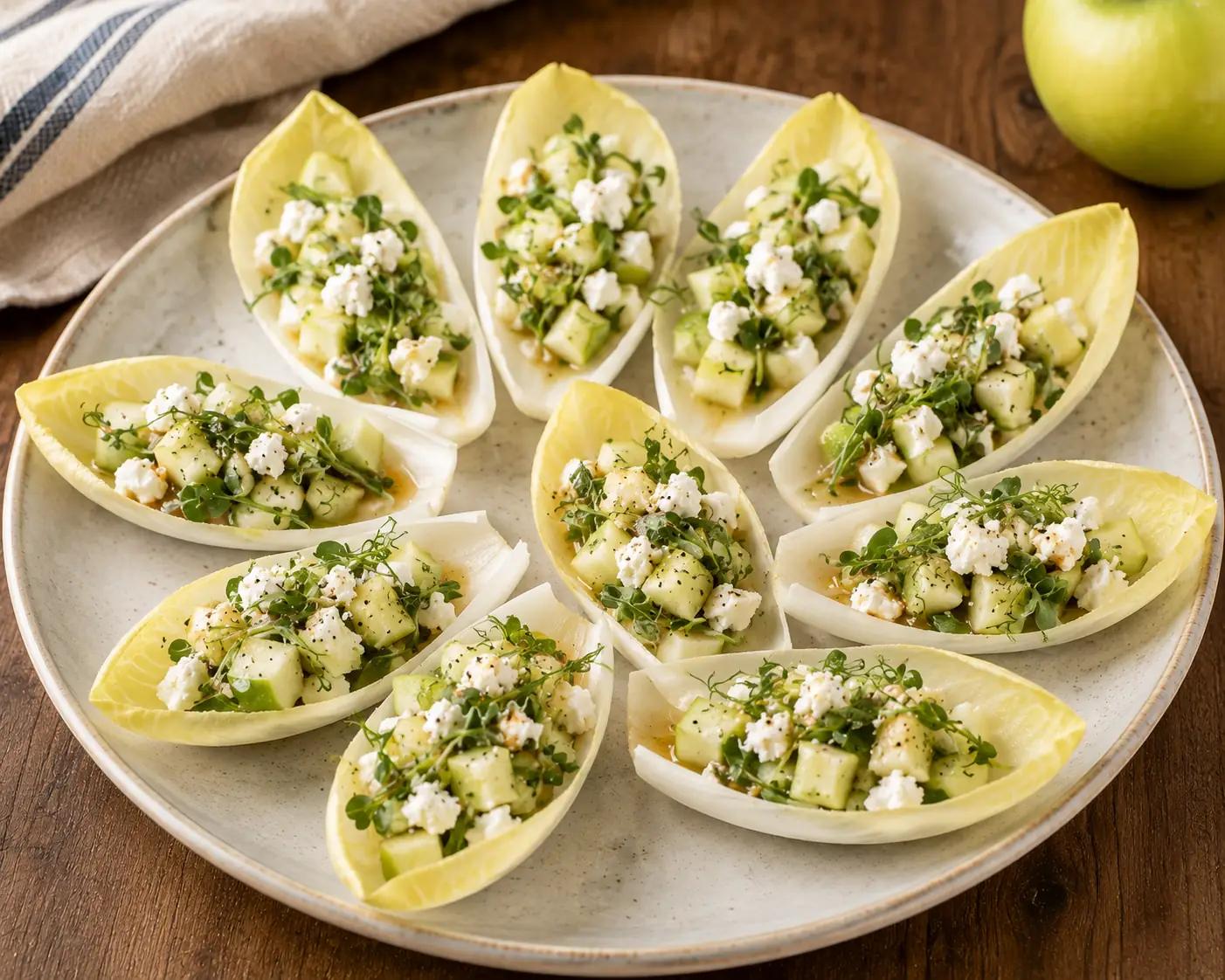 Endive Bites with Apples