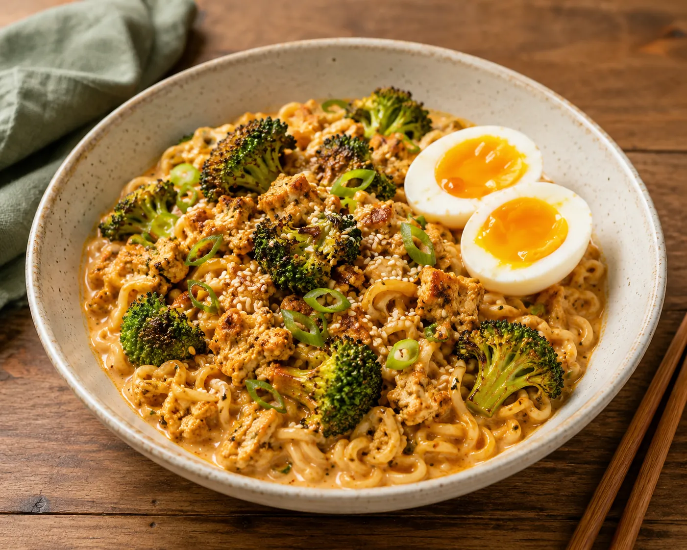 Creamy Red Curry Ramen